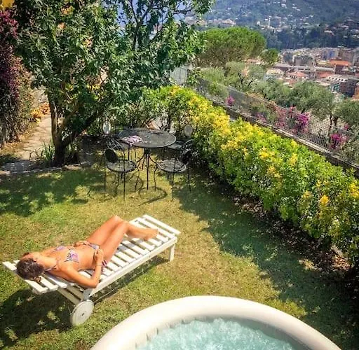 Dreamy Loft Con Vista Mare Giardino E Jacuzzi Da Maggio A Settembre 산타마르게리타리구레